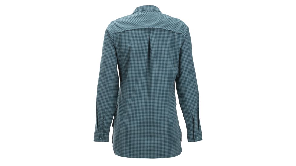Demo, ExOfficio Palata Check Long Sleeve - Women's, Malachite/Black, Small, 2001-3217-Malachite/Black-S