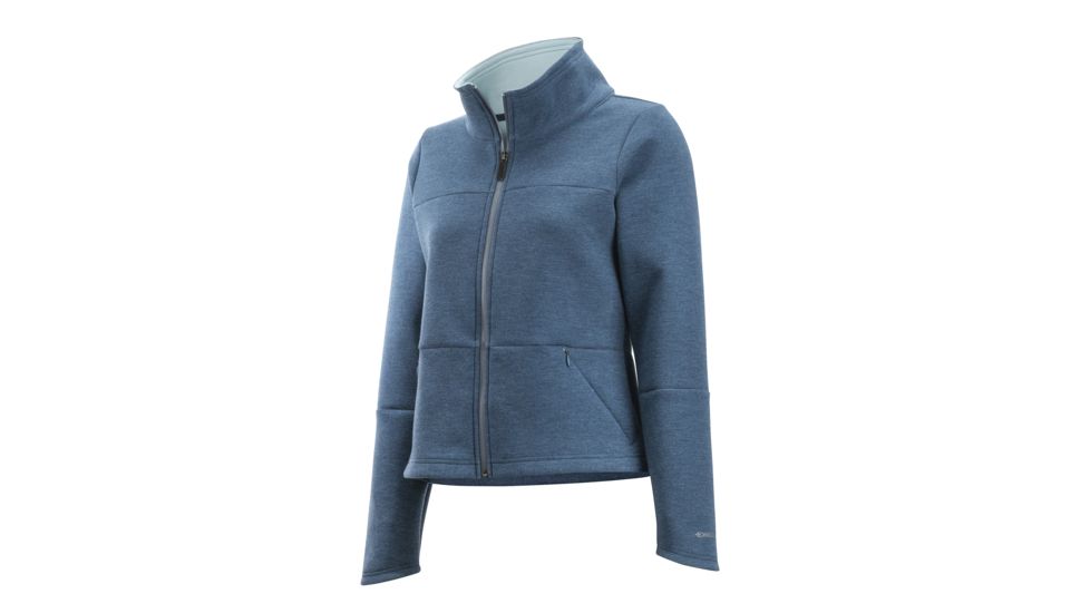 Demo, ExOfficio Salviano Jacket - Womens, Adriatic Heather, Small, 2017-3204-Adriatic Heather-S