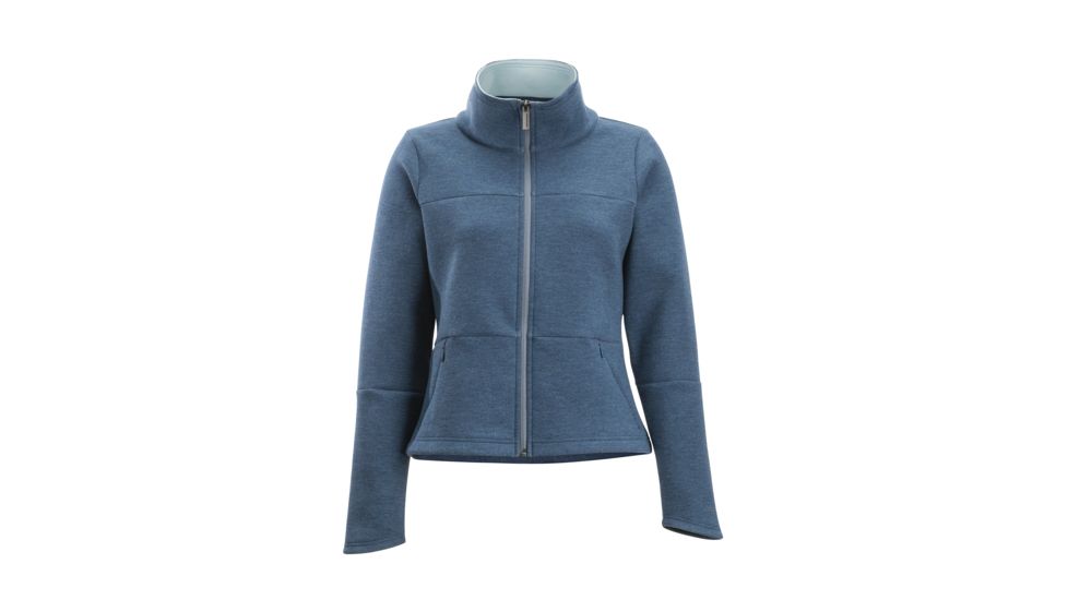 Demo, ExOfficio Salviano Jacket - Womens, Adriatic Heather, Small, 2017-3204-Adriatic Heather-S