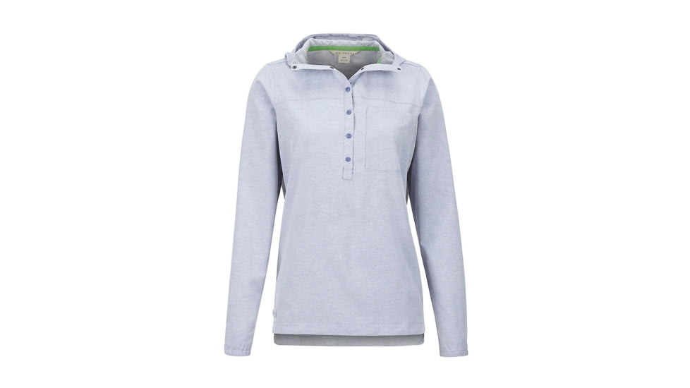 Demo, ExOfficio Wimico Hoody - Women's, Blue Heron Heather, M, 20013317-5153-M