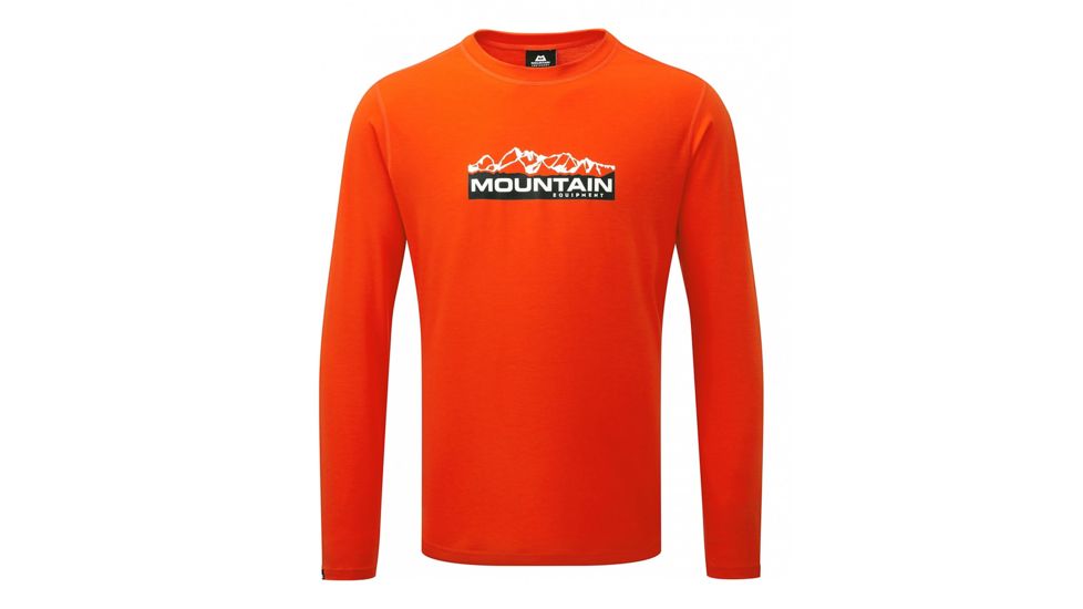 DEMO, Mountain Equipment Mountainscape LS Tee - Men's, Large, Cardinal Orange, ME-002830-Me-01252-L