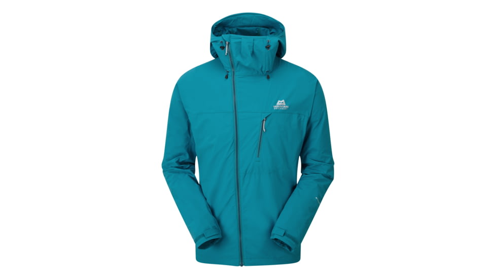 Demo, Mountain Equipment Squall Hooded Jacket - Mens, Tasman Blue, Large, ME-002928-TSB-L,
