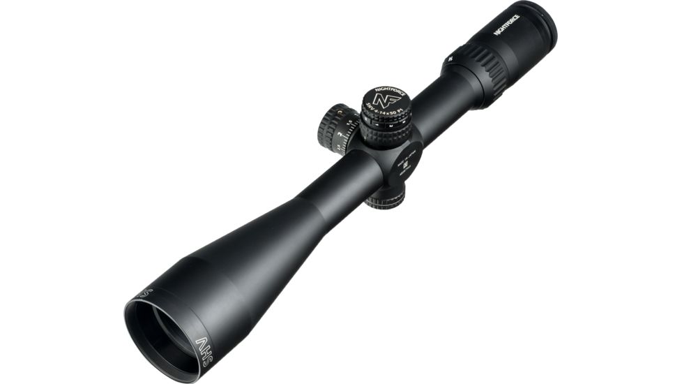 Demo,NightForce SHV 4-14x50mm F1 Rifle Scope,Black,.1 Mil Radian,Illuminated MIL-R Reticle C557-DEMO