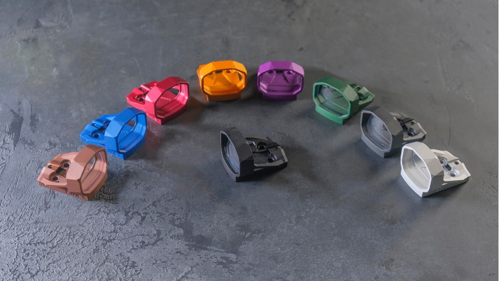 Shield Sights Compact Reflex Mini Red Dot Sight, 4 MOA Dot Reticle, RMSx-4MOA Glass Lens, Black, RMSx-4 Moa G