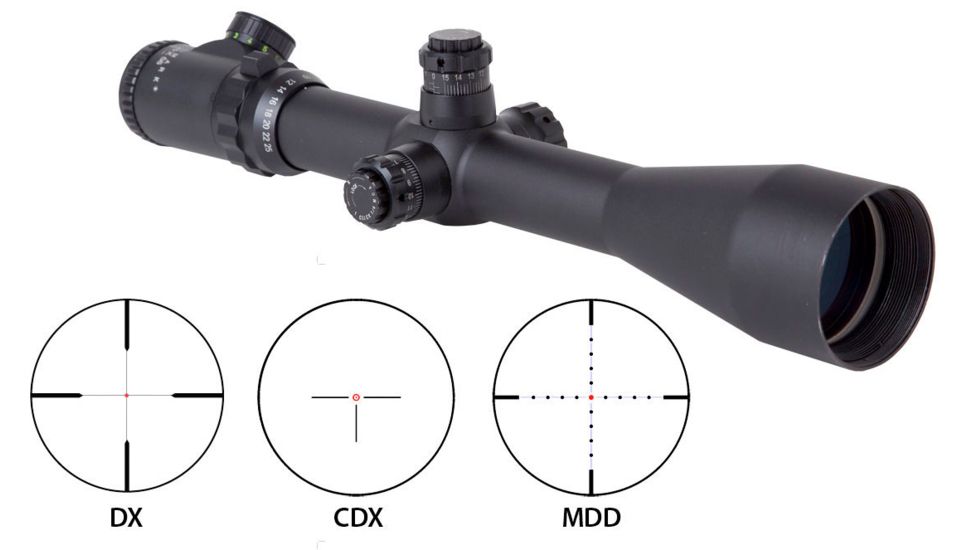 Demo,Sightmark Triple Duty 6-25x56 Waterproof 35mm Rifle Scope,Matte Black,Mil-Dot Dot Reticle - SM13019MDD