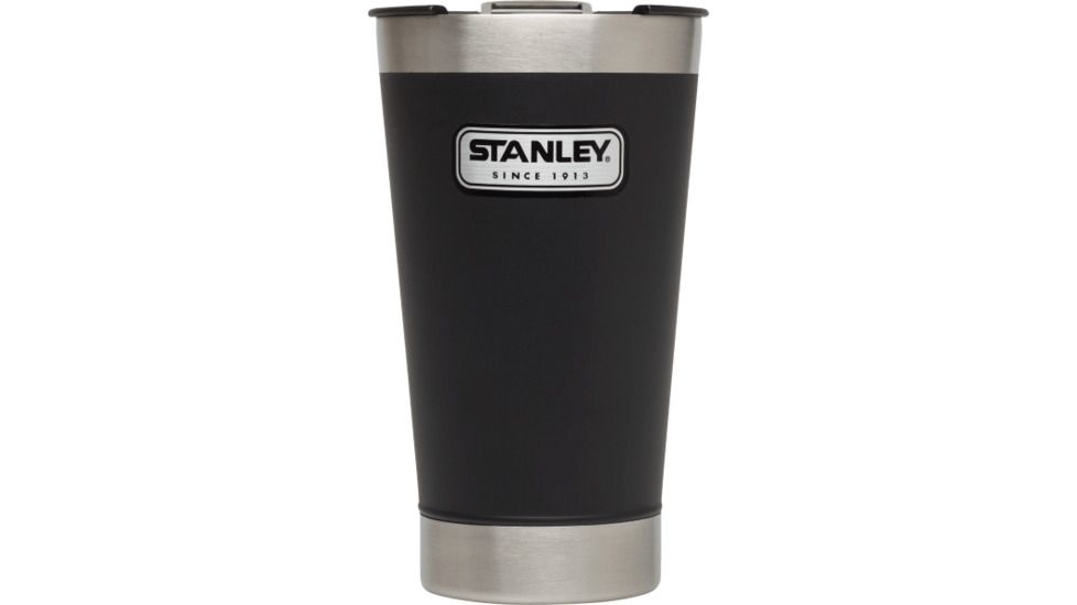 Demo, Stanley Classic Stay Chill Beer Pint-, Matte Black, Pint, 10-01704-056