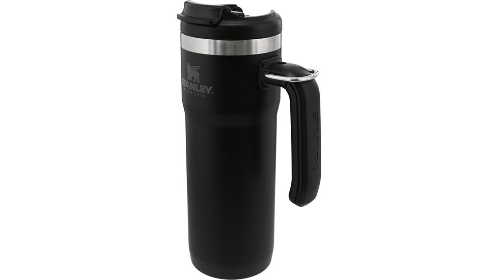 Demo, Stanley Classic TwinLock Travel Mug 20oz-, Matte Black, 20 ounce, 10-06442-010
