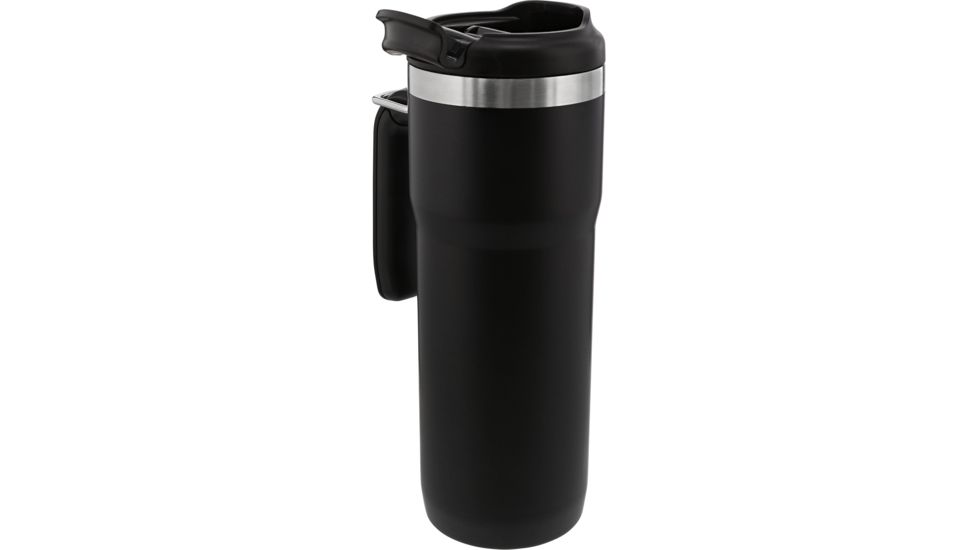 Demo, Stanley Classic TwinLock Travel Mug 20oz-, Matte Black, 20 ounce, 10-06442-010