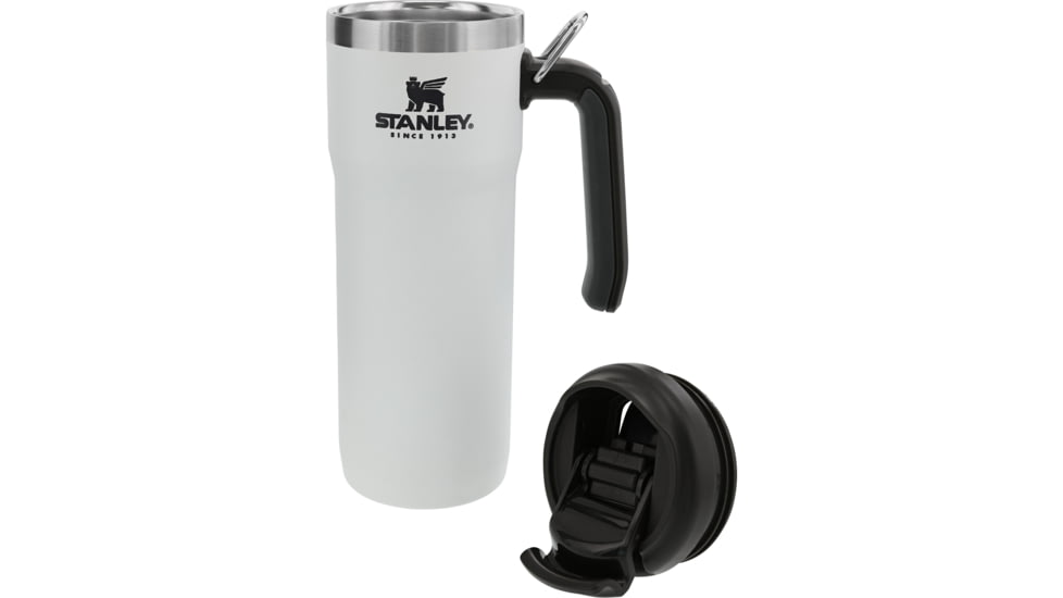 Demo, Stanley Classic TwinLock Travel Mug 20oz-, Polar, 20 ounce, 10-06442-011