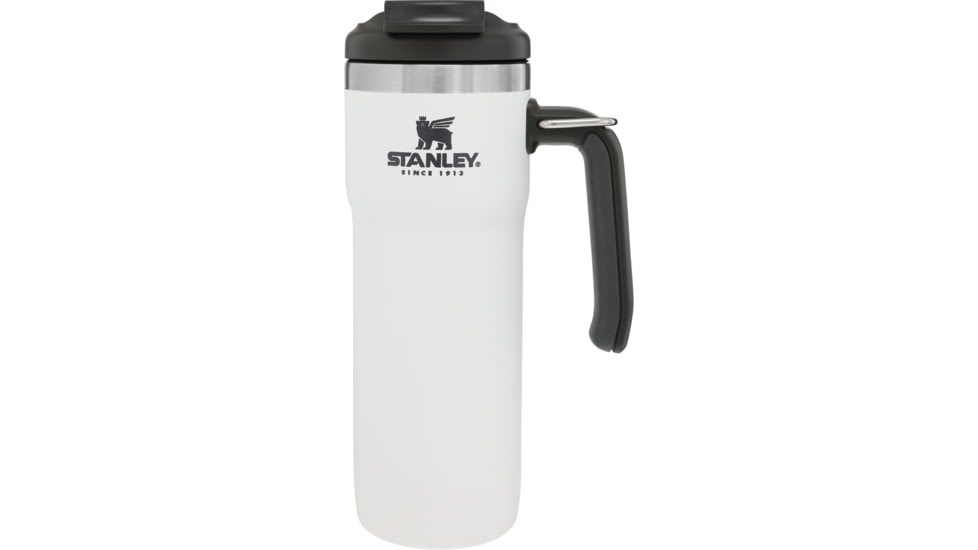 Demo, Stanley Classic TwinLock Travel Mug 20oz-, Polar, 20 ounce, 10-06442-011
