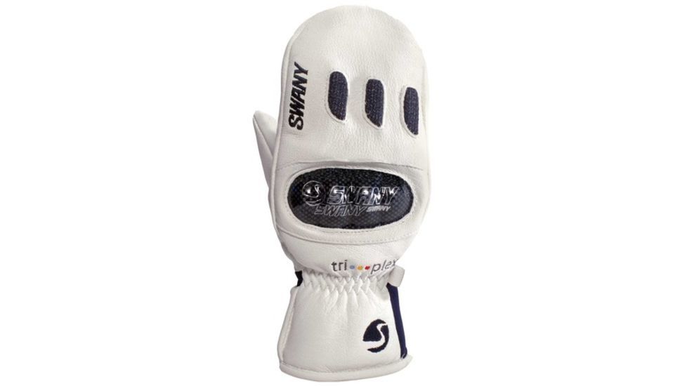 DEMO Swany Warp Speed Mitt Mittens, White, Large, SLX-7CM-DEMO