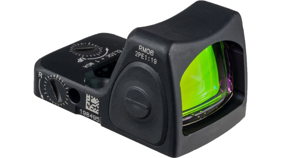 Demo, Trijicon RM06 RMR Type 2 Adjustable LED Red Dot Sight, 3.25 MOA Red Dot, No Mount, Matte, Black, RM06A