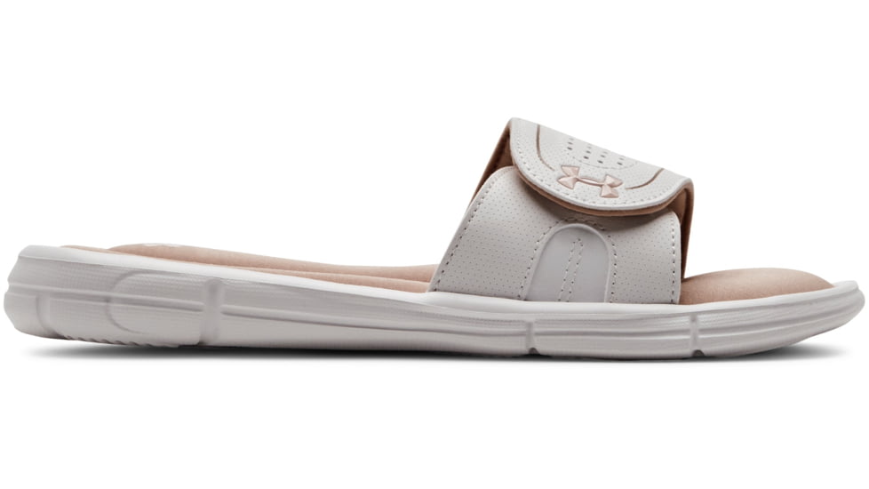 Demo, Under Armour UA Ignite VIII SL Sandals - Womens, Bashful Pink/Onyx White/Orange Dream, 7, 1287319-200-7