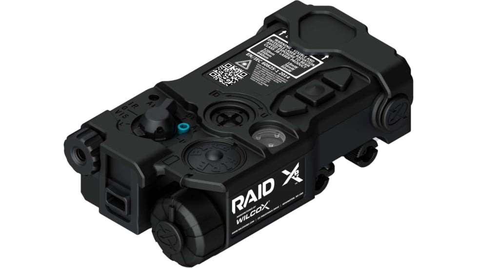 Wilcox RAID Xe Aiming/Illumination Laser, Red Beam Low Power, Black, 65300G12-B