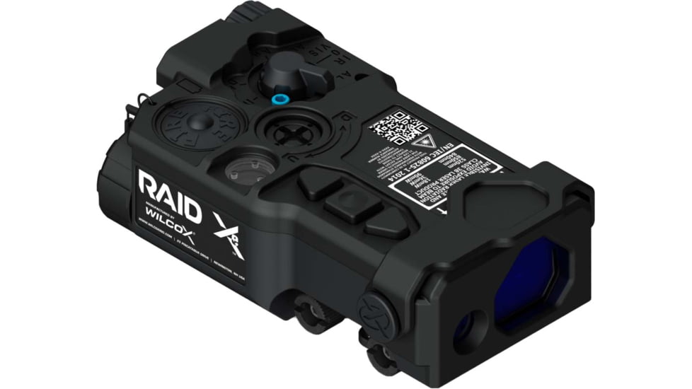 Wilcox RAID Xe Aiming/Illumination Laser, Red Beam Low Power, Black, 65300G12-B