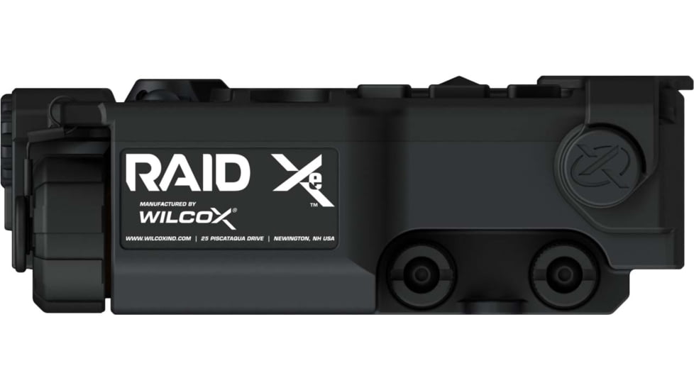 Wilcox RAID Xe Aiming/Illumination Laser, Red Beam Low Power, Black, 65300G12-B