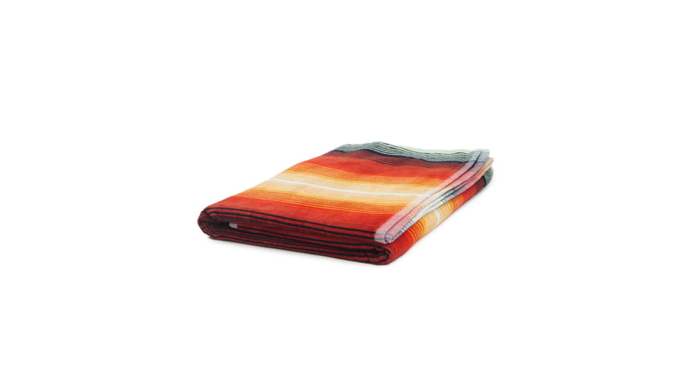 Demo,Woolrich Oversized Cotton Beach Blanket/Towel,40x70in, Fiesta Red Stripe, 11019-FES-DEMO