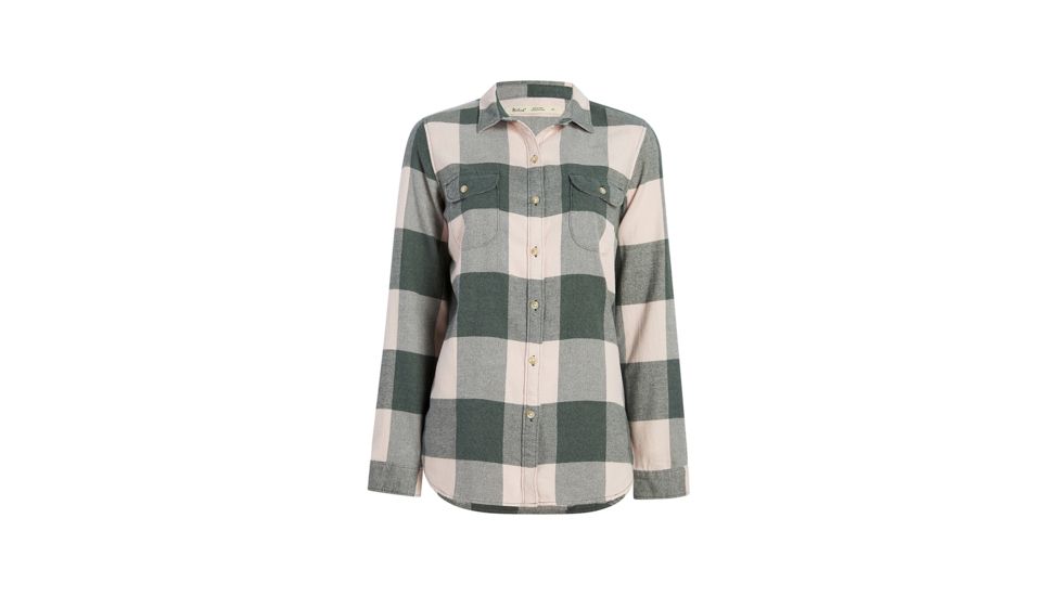 Demo,Woolrich Womens Eco Rich Twisted Rich Flannel Shirt, Sycamore Check, M, 2212-SYK-DEMO