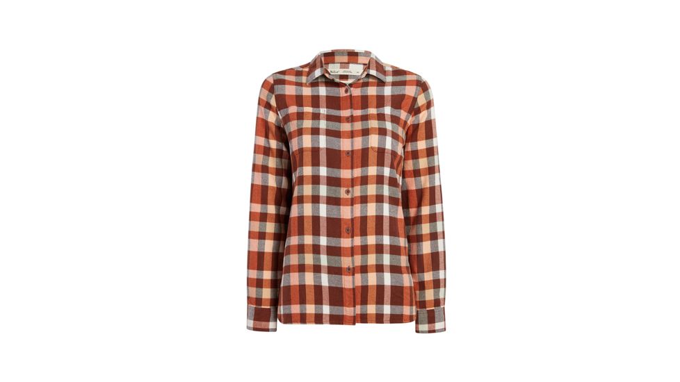 Demo,Woolrich Womens The Pemberton Flannel Shirt, Jasper Multi, M, 2464-JAU-DEMO