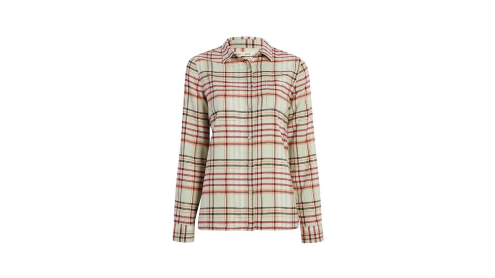 Demo,Woolrich Womens The Pemberton Flannel Shirt, Opal Plaid, M, 2464-OPP-DEMO