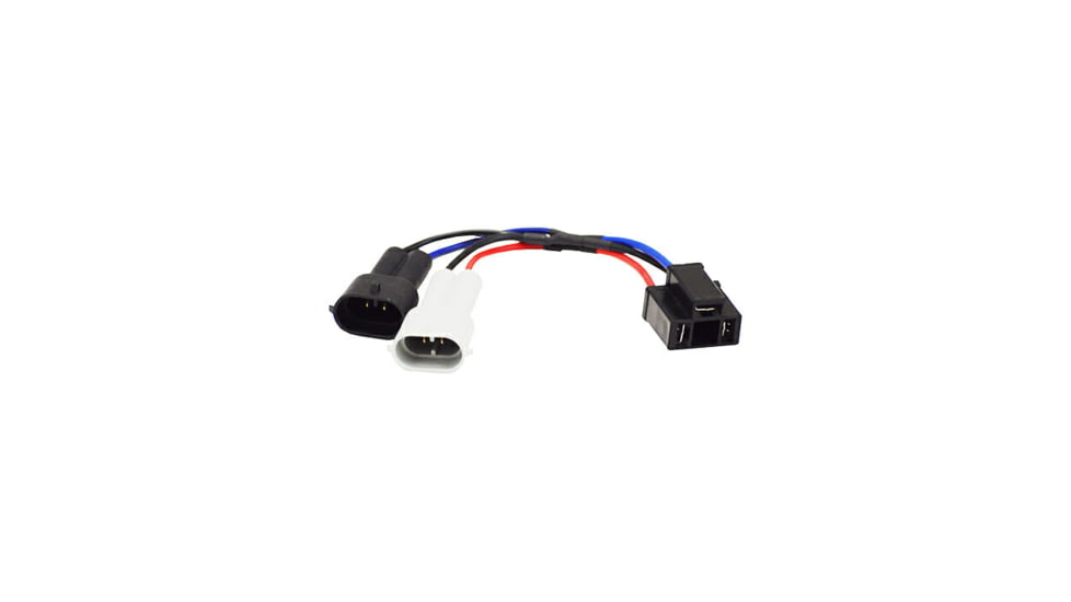Denali Electronics 4-Pin Female Delphi To Male H9 &amp; H11 Wiring Adapter Fatboy 356D36FA, 9202696880312