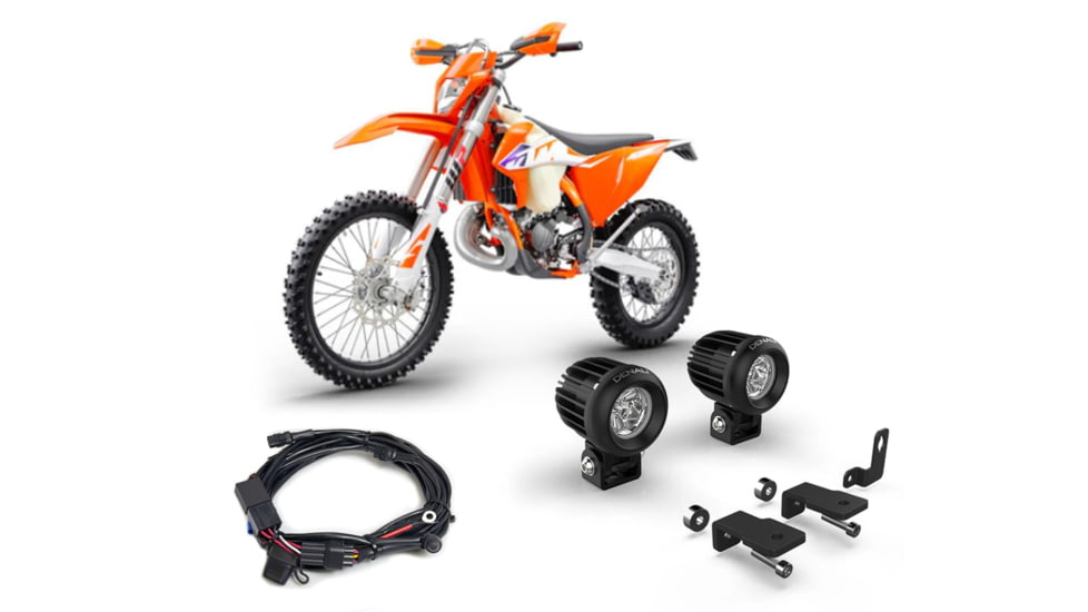 Denali Electronics D2 Essential Lighting Bundle - KTM EXC 2017-2023, d2-essential-lighting-bundle-ktm-exc-2017-2023