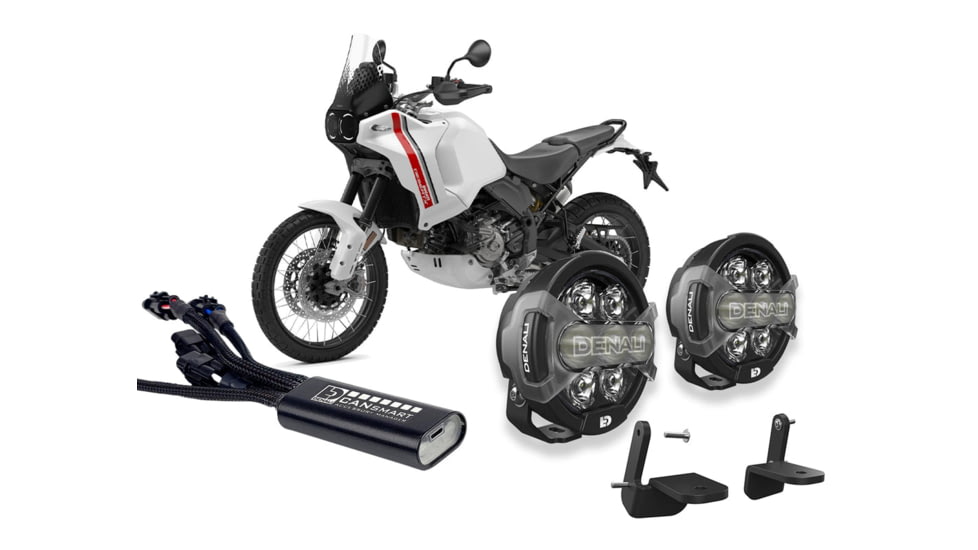 Denali Electronics D7 Pro Premium Lighting Bundle - Ducati Desert X / Rally 2023+, premium-lighting-bundle