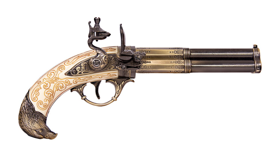 Denix French 3 Barrel Flintlock