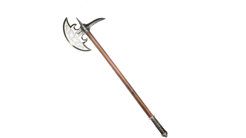 Denix German Battle Axe Replica, 29.5 overall, Wood handle, DX6602