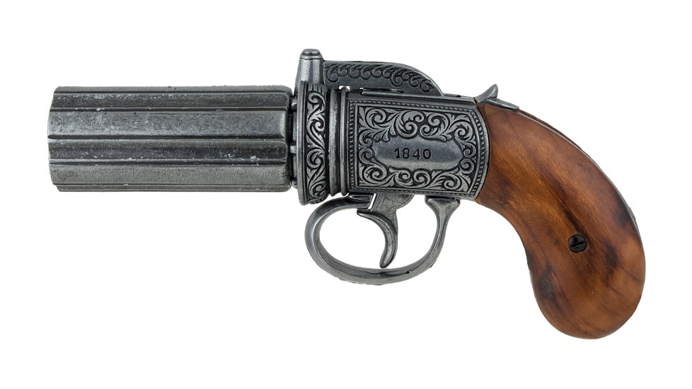 Denix Pepperbox Replica Revolver