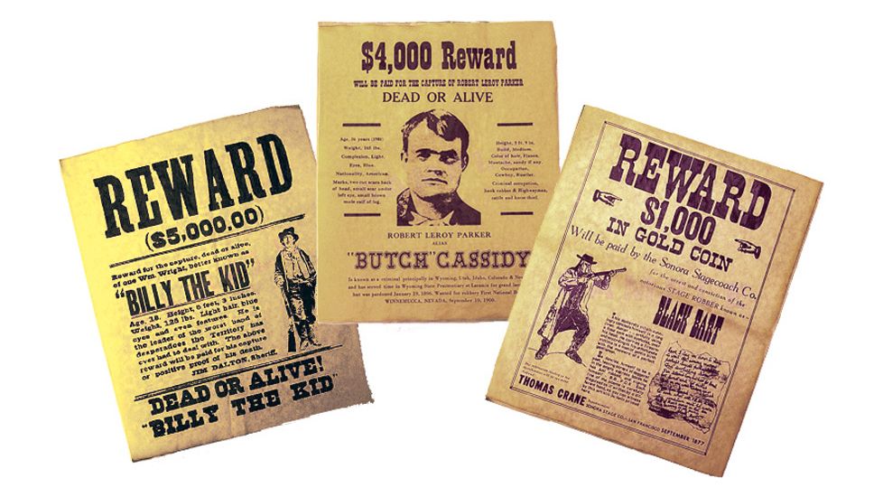 Denix Replica Wanted Poster DX091