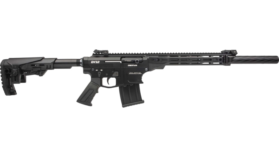 Derya Arms DY12 Namlu Shotgun, 12 Gauge, 20 inch Barrel, 5 Round Capacity, Black, DY1220US-FRRMPG
