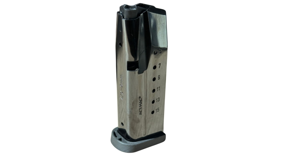 Derya Arms Magazine, 9MM, 15 Rounds, Fits DY9Z, Polymer Construction, Black