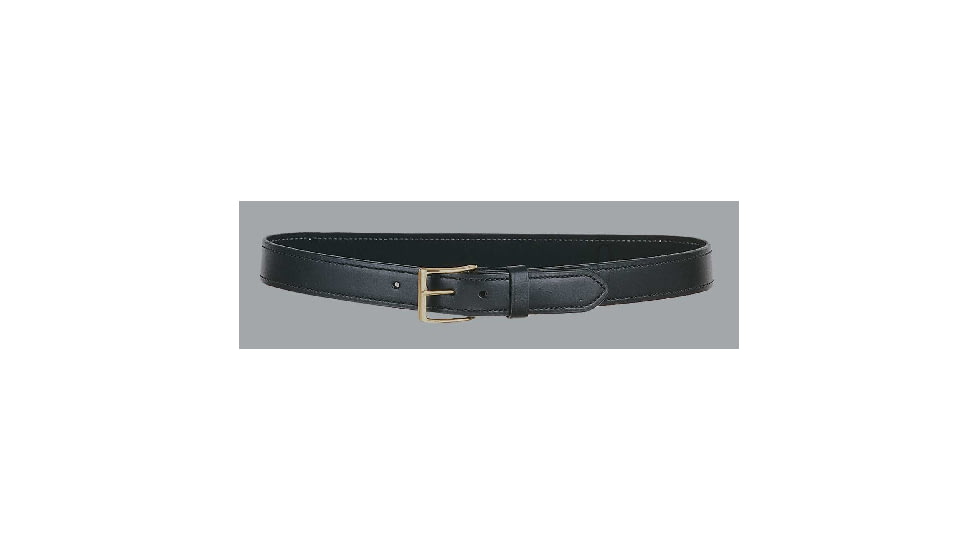 DeSantis 1 1/2in Plain Lined Belt, Black w/ Black Buckle, Waist 38inches - B12BL38Z3 38in.