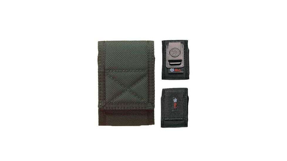 DeSantis Ambidextrous- Black - Nylon Pager Case w/ Belt Clip N08BJZZC4