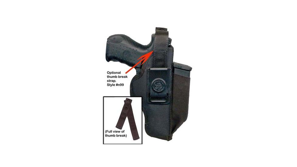 DeSantis Ambidextrous - Black - Small - Thumb Break Strap for N87 N99BJG1Z0
