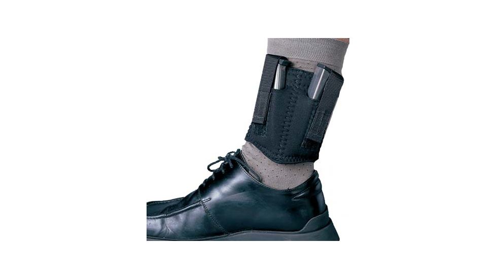 DeSantis Amidextrous - Black - Neoprene Ankle Double Magazine Pouch N81BJZZZ0