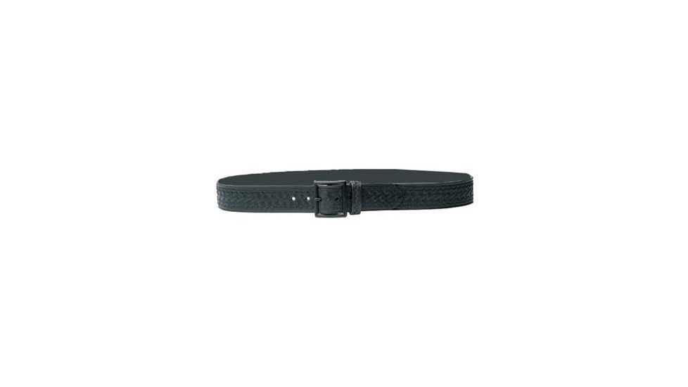 DeSantis Black - Basketweave - Econoline 1 3/4in. Garrison Belt - Black Buckle E21BL44Z3