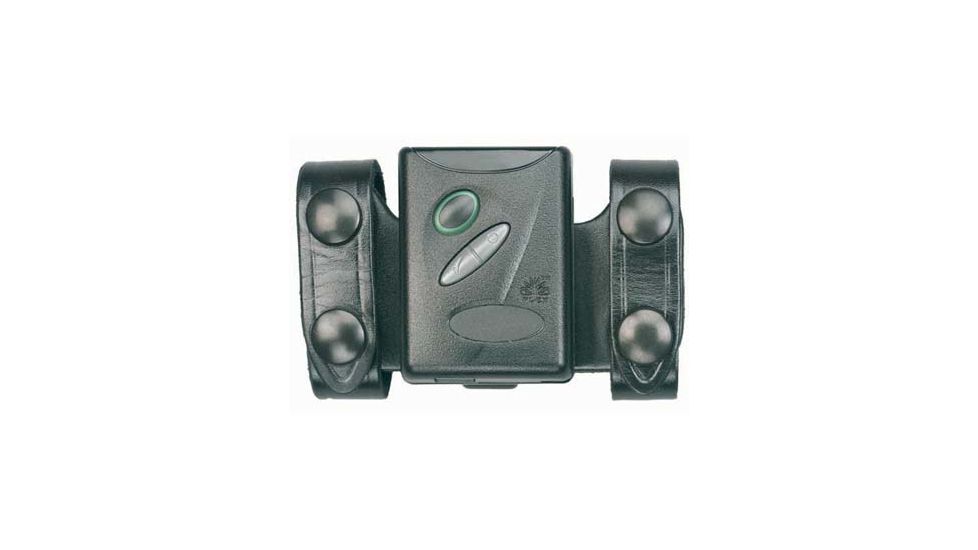DeSantis Black - Plain - Pager Keeper - Brass Snaps U64BJZZZ2
