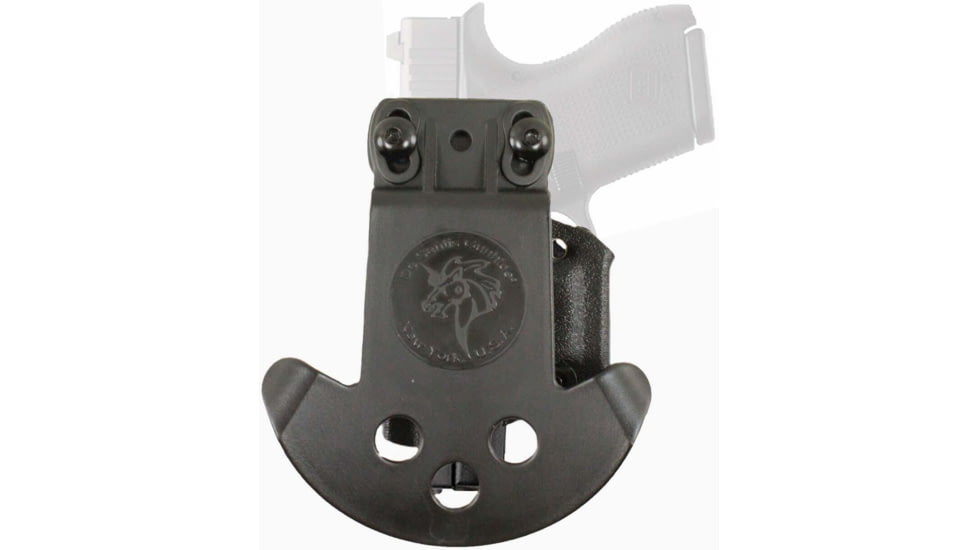 DeSantis C.H.A.M.P. Belt Kydex Holster, Glock 43, Ambidextrous, Kydex, Black, 128KJ8BZ0
