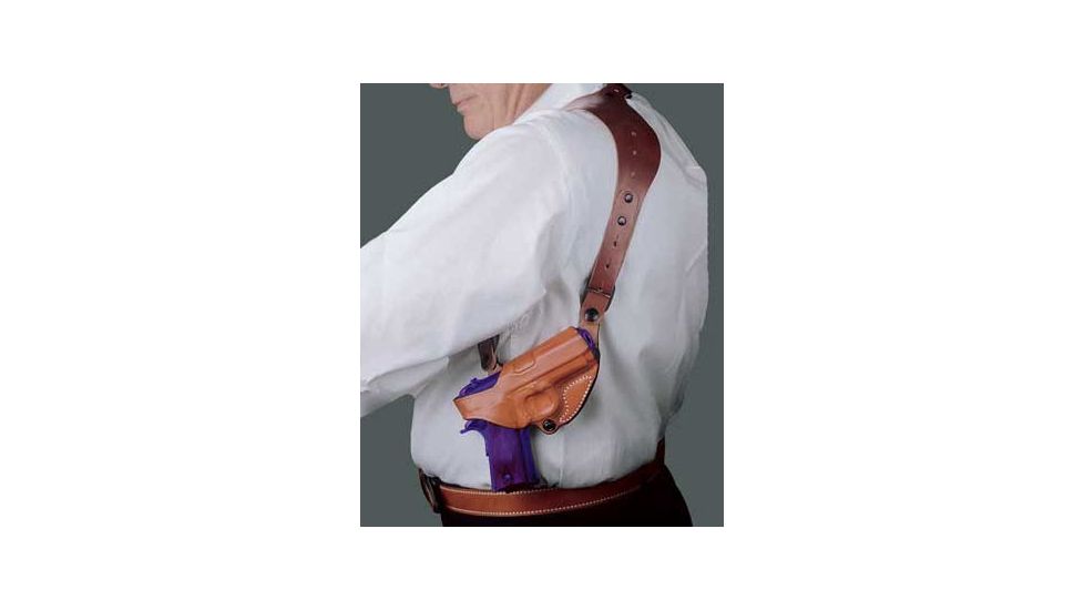 DeSantis C.E.O. Shoulder Rig Holster - Right, Tan, Unlined 11ZTA90Z0 - Sig P220/220R/226/226R/239