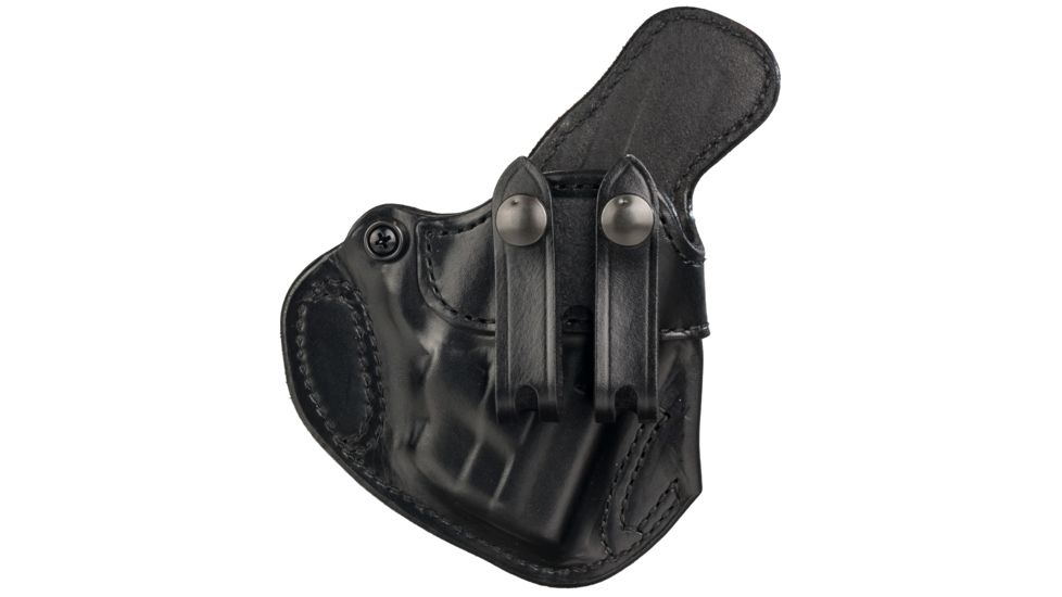 DeSantis Cozy Partner Leather IWB Holster, Smith &amp; Wesson M&amp;P Shield M2.0, Right Hand, Plain, Black, 028BA9IZ0