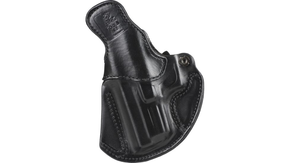 DeSantis Cozy Partner Leather IWB Holster, Springfield XD9, XD40, XD45 4in, XDM 3.8in, XD 9/40 MOD 2 4in, .45 MOD 2 3.3in, Right Hand, Plain, Black, 028BAN2Z0
