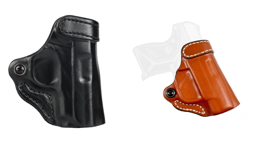 DeSantis Criss-Cross Belt Holster, Black, Tan