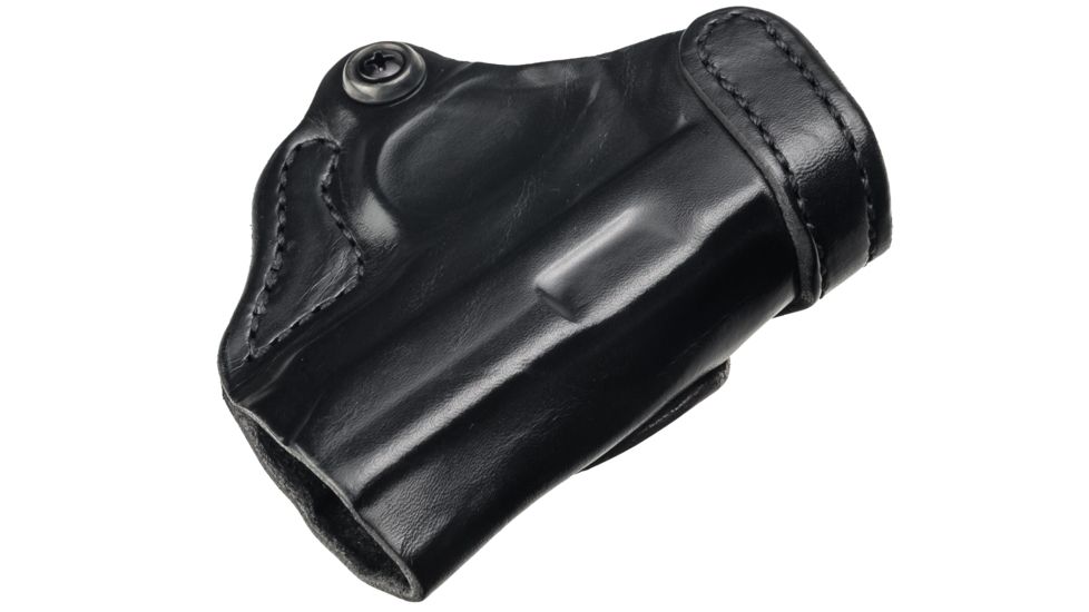 DeSantis Criss-Cross Belt Holster, Sig Sauer P238, P238 Equinox, Kimber Micro Carry.380, Colt Mustang, Pony, Right Hand, Black, 155BAP6Z0