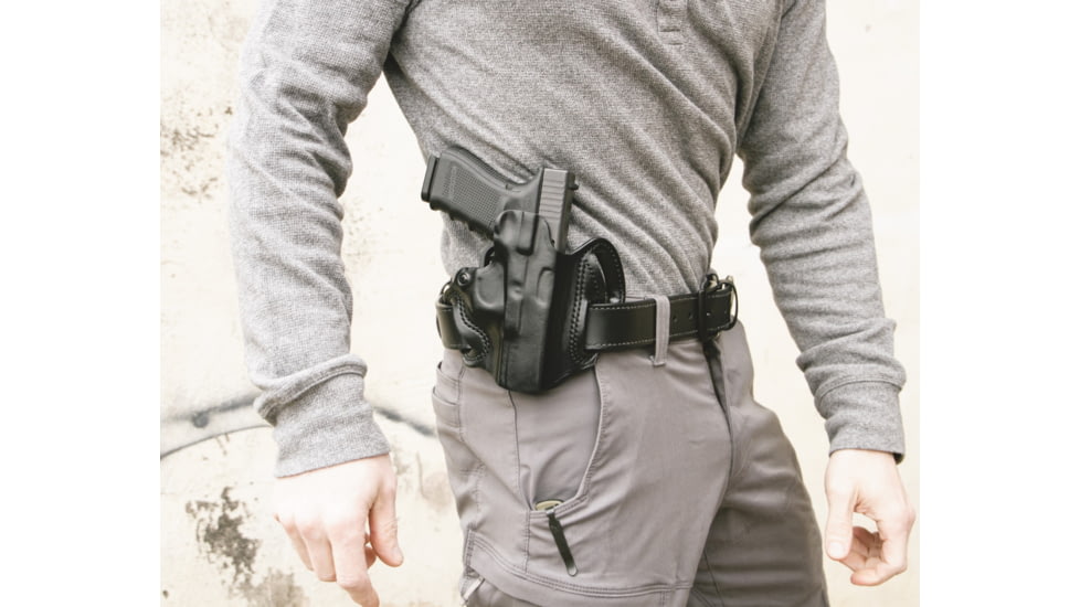 DeSantis Speed Scabbard Springfield Armory SA-35 4in OWB Belt Holster