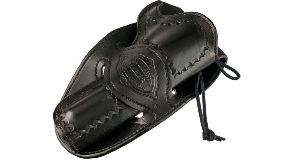 DeSantis Desperado Leather Belt Holster, Colt SAA 5 1/2in, Ruger Vaquero 5 1/2in, Right Hand, Lined, Black, 088BC55Z0