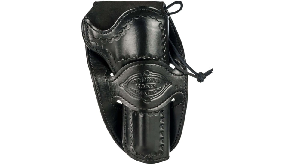 DeSantis Desperado Leather Belt Holster, Colt SAA 5 1/2in, Ruger Vaquero 5 1/2in, Right Hand, Lined, Black, 088BC55Z0