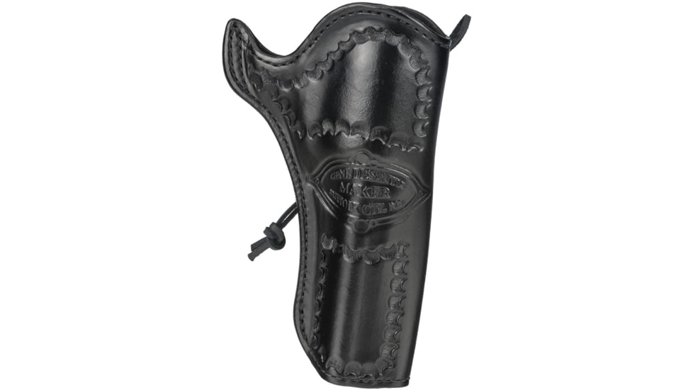 DeSantis Doc Holliday Leather Belt Holster, Colt SAA 4 3/4in, Ruger Vaquero 4 5/8in, Left Hand, Lined, Black, 081BD54Z0