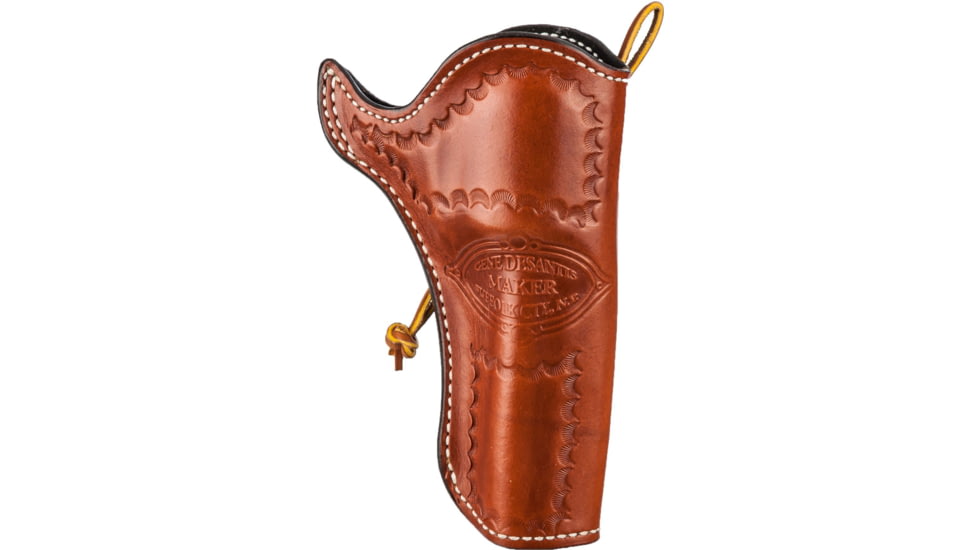 DeSantis Doc Holliday Leather Belt Holster, Colt SAA 3 1/2in, Ruger Vaquero 3 1/2in, Right Hand, Lined, Tan, 081TC53Z0